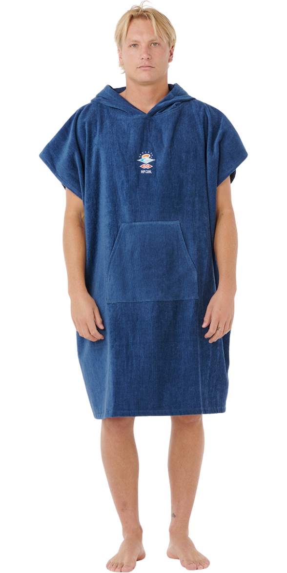2026 Rip Curl Mens Logo Hooded Towel 00GMTO - Navy - Accessories